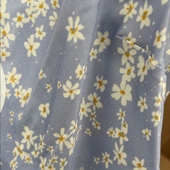 NWT Rumored Daytona Maxi Dress in baby's breath floral blue white XL - Picture 11 of 13